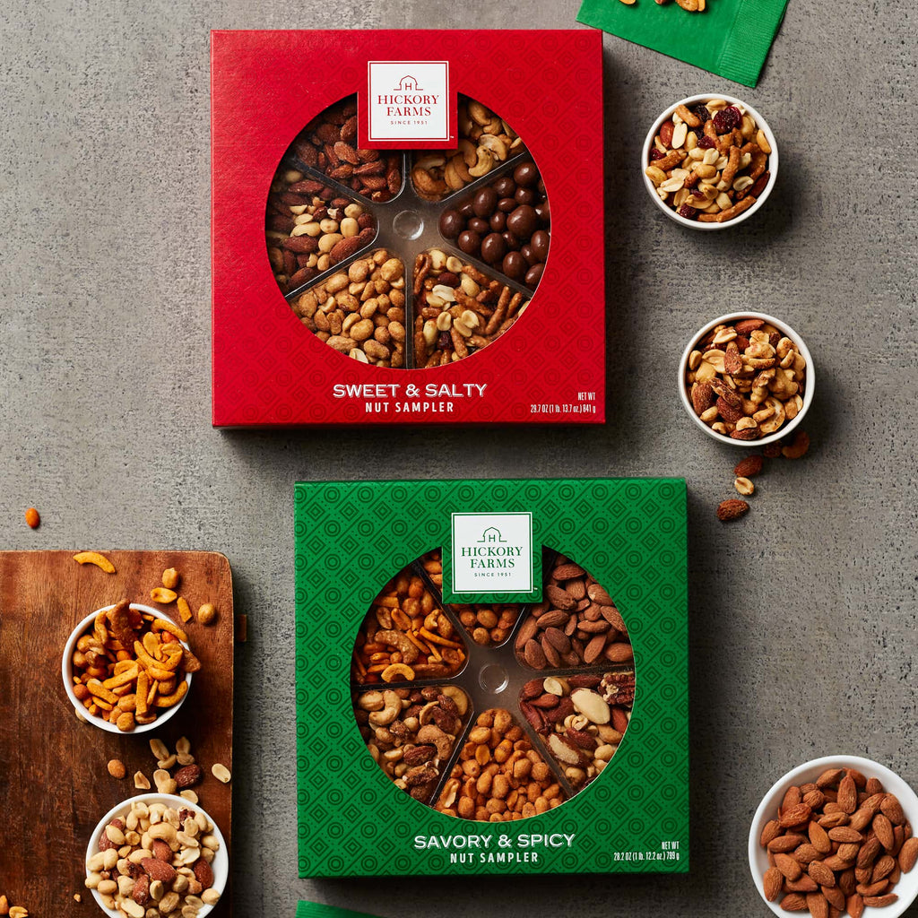 Savory & Spicy Nut Sampler | Hickory Farms