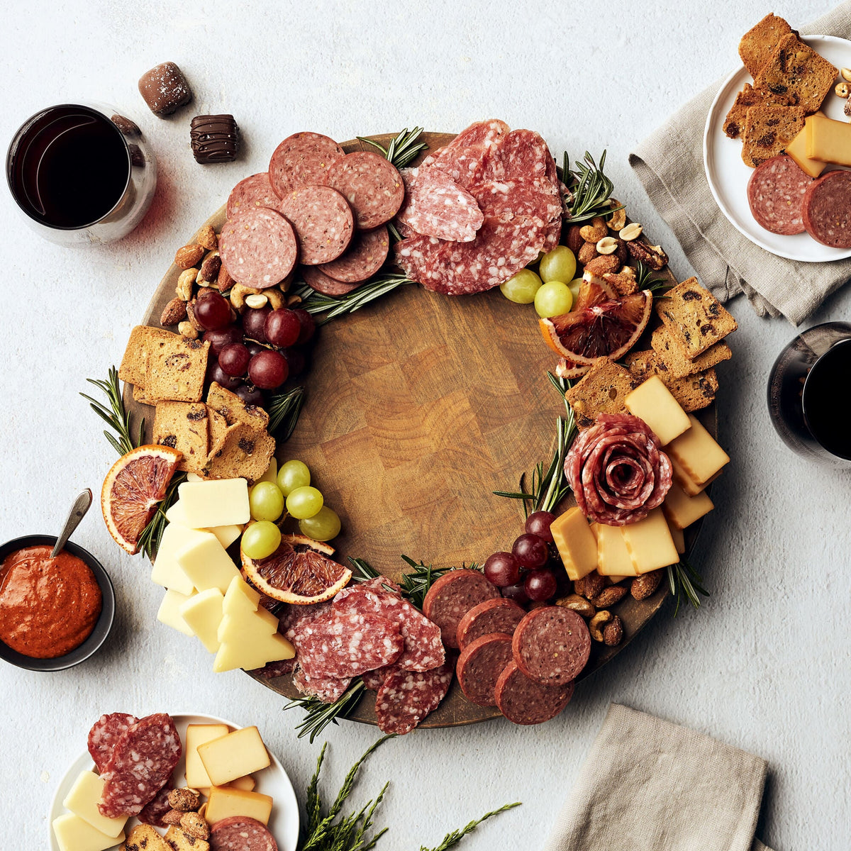 Three Pepper Dry Salami 2-Pack | Hickory Farms