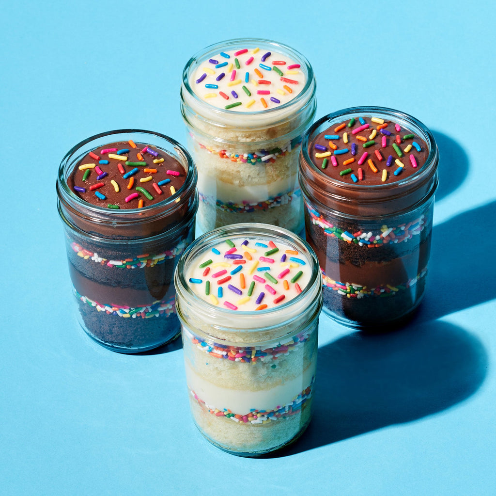 Birthday Cupcake Jar 4-Pack | Hickory Farms