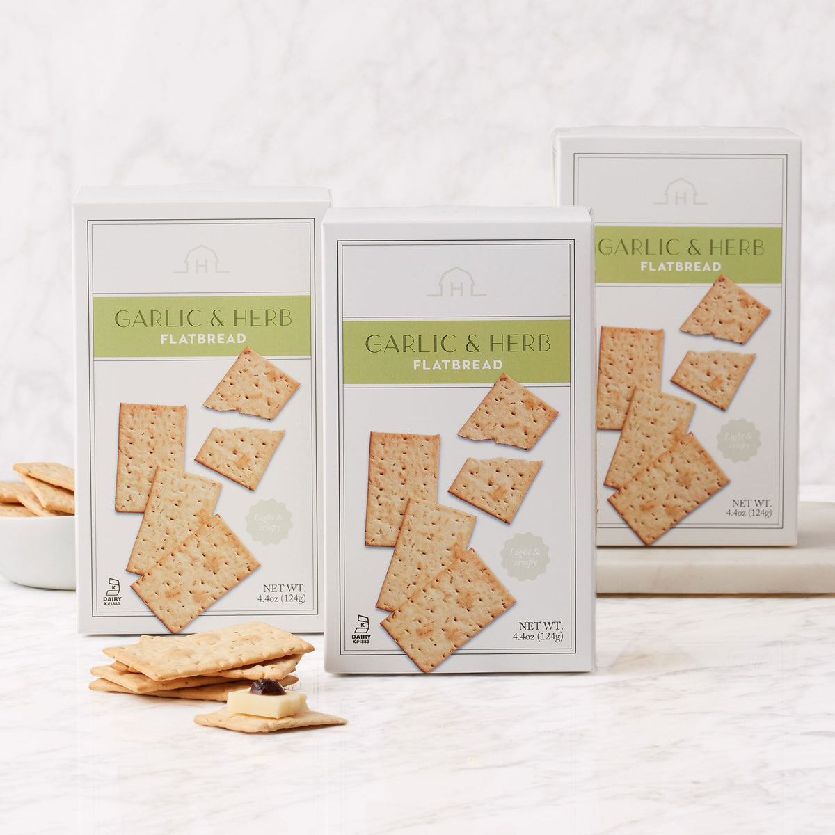 Garlic & Herb Flatbread 3-Pack | Hickory Farms