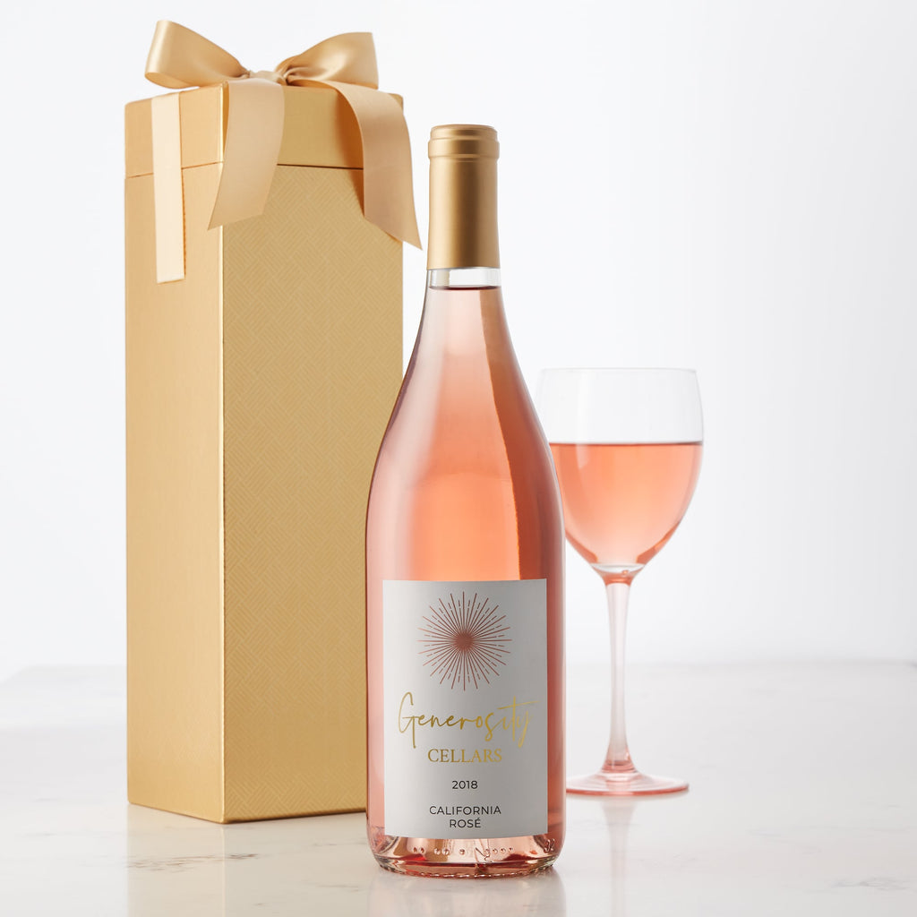 Snacks & Rosé Wine Gift Set | Hickory Farms
