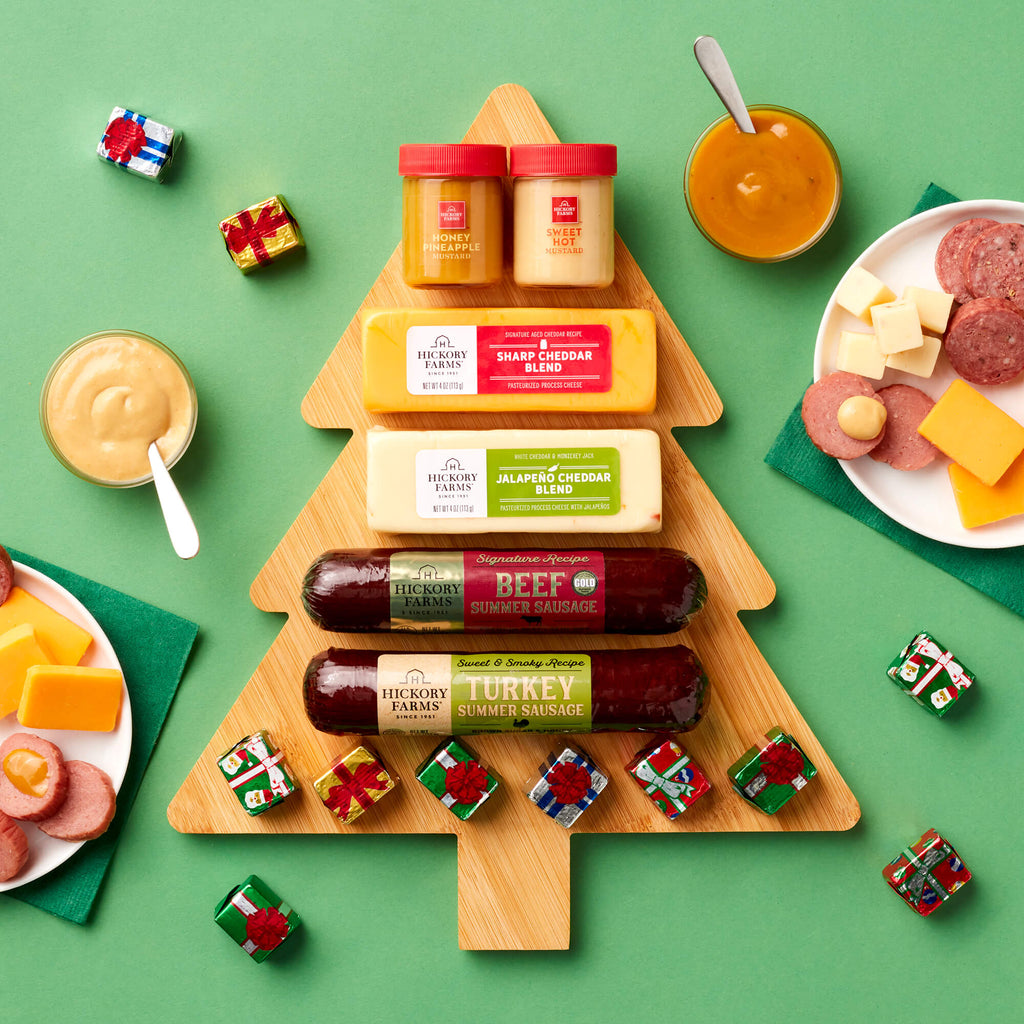 Christmas Tree Charcuterie Gift Set | Hickory Farms