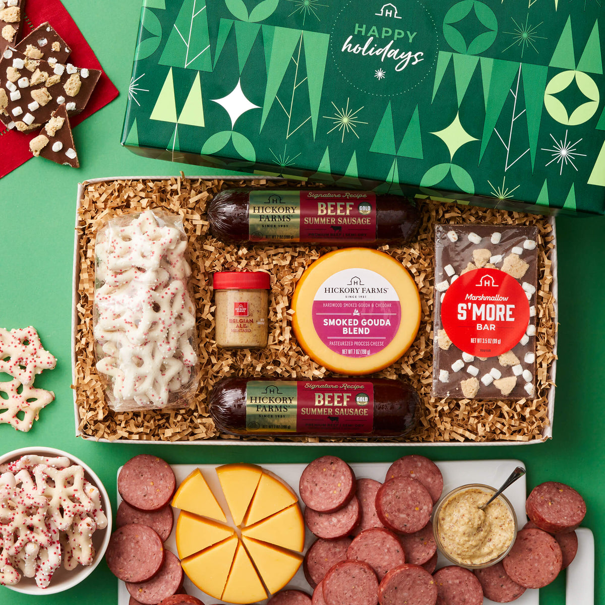 Happy Holiday Flavors Gift Box | Hickory Farms