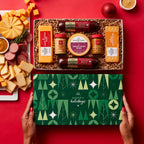 Happy Holidays Summer Sausage & Cheese Gift Box | Hickory Farms