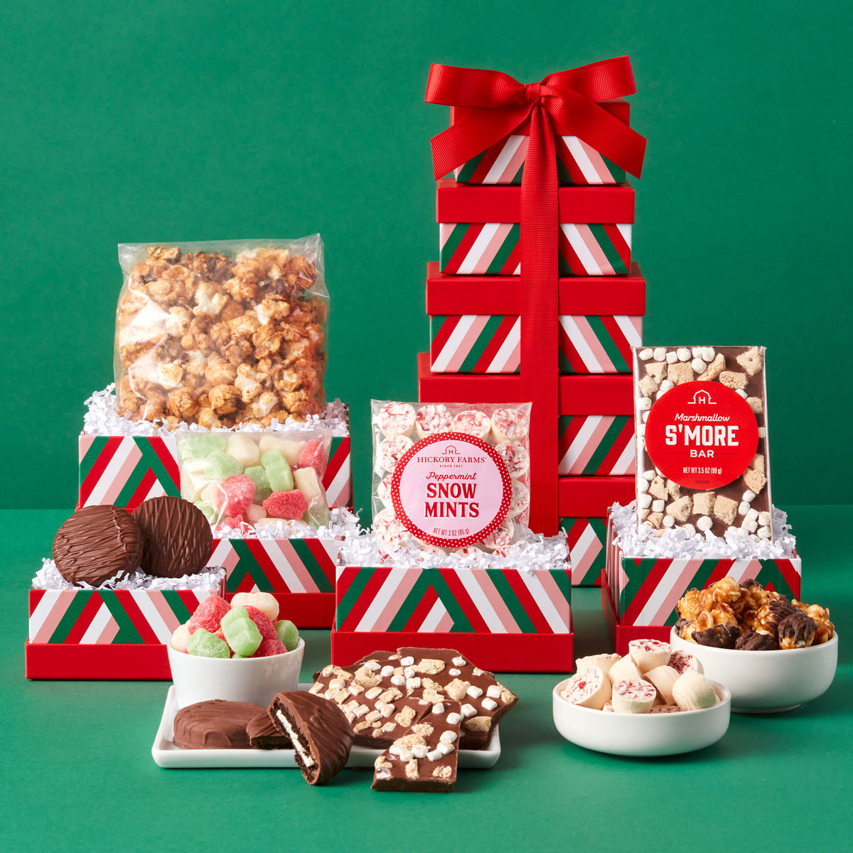 Holiday Sweets Gift Tower | Hickory Farms