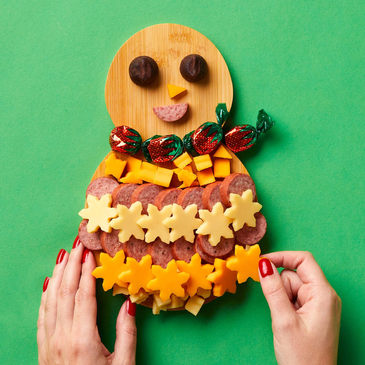 Mini Snowman Charcuterie Board Kit