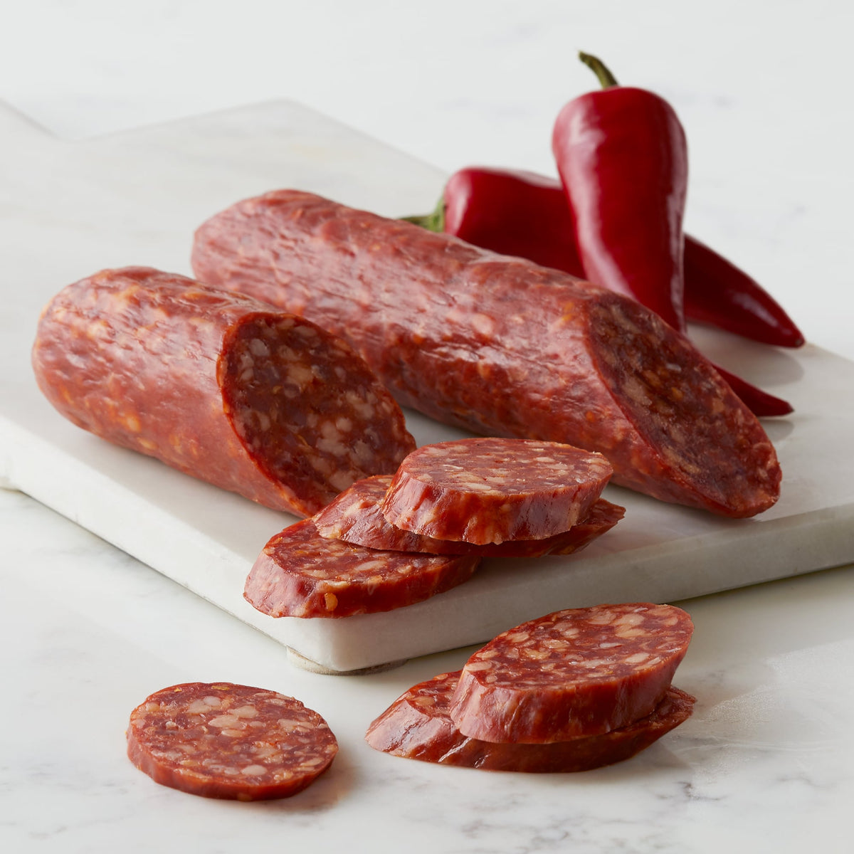 Three Pepper Dry Salami 2-Pack | Hickory Farms