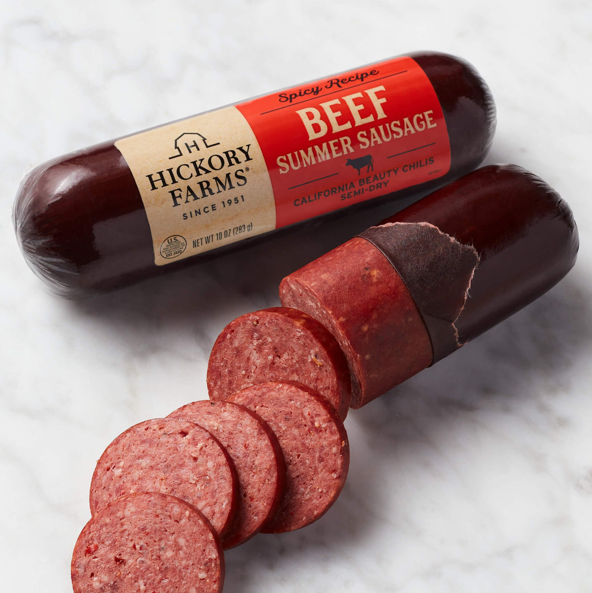 Spicy Beef Summer Sausage | Hickory Farms