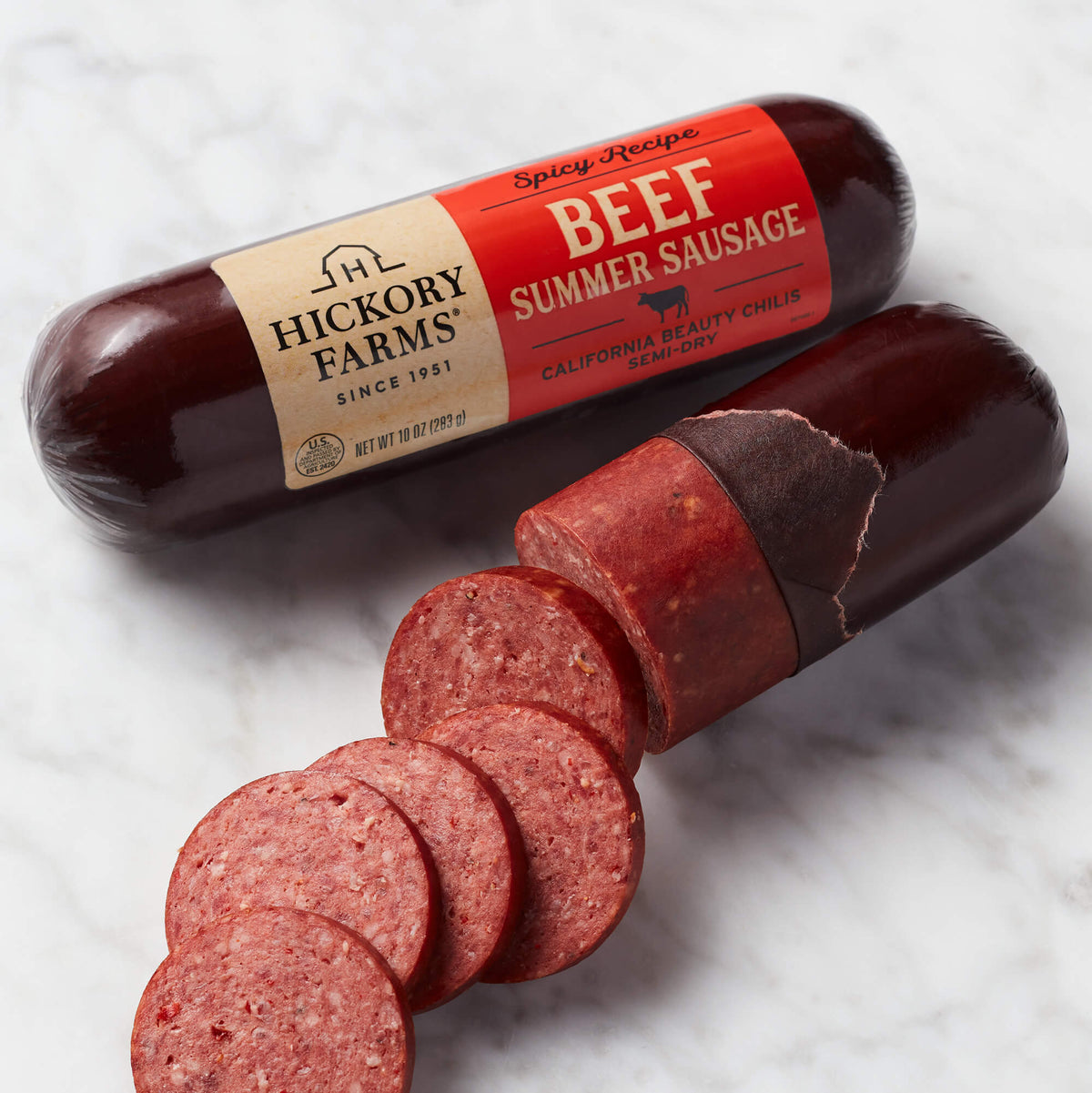 Spicy Beef Summer Sausage | Hickory Farms