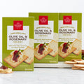 Olive Oil & Rosemary Crackers 3-Pack | Hickory Farms