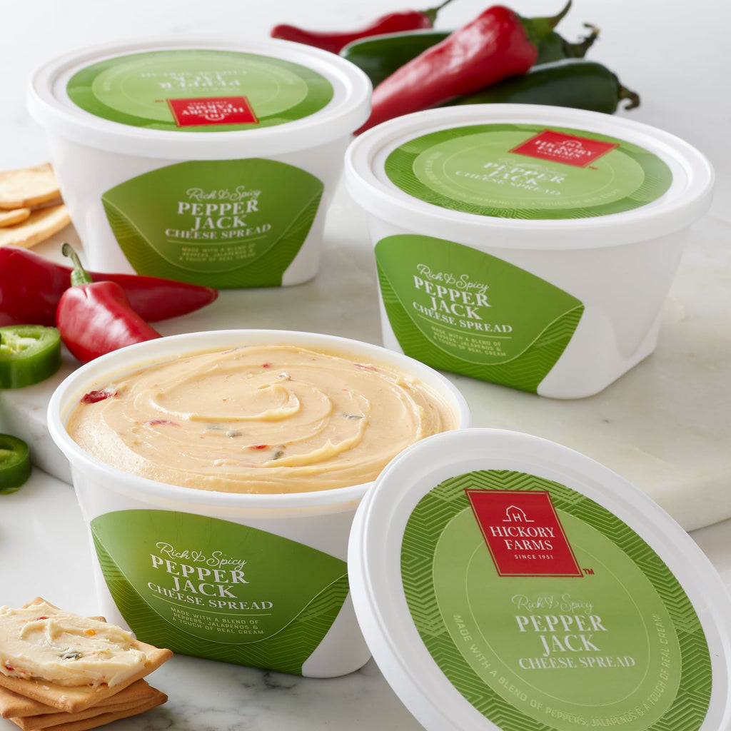 Pepper Jack Cheese Spread 3-Pack | Hickory Farms