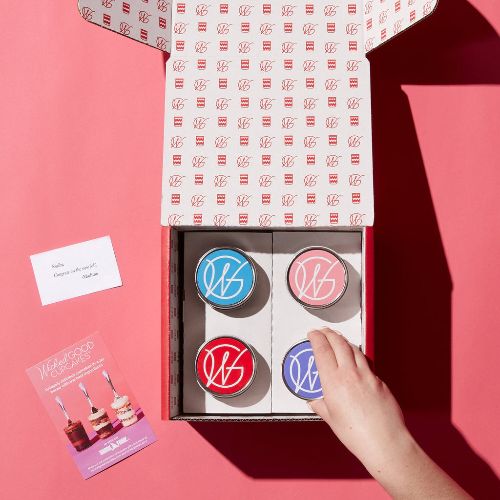 Best Sellers Cupcake Jar 4-Pack | Hickory Farms