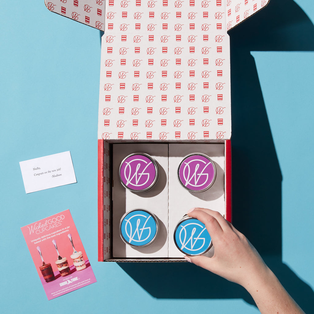Birthday Cupcake Jar 4-Pack | Hickory Farms